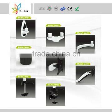 Muti Screen Gas Spring Triple Lcd Monitor Arm