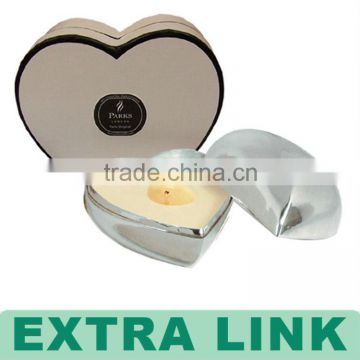 Heart Shaped White Luxury Candle Gift Box Packaging