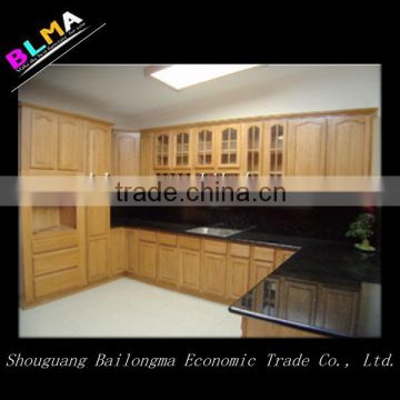 China wooden Kitchen cabinet / Kitchen cabinet design with lower price