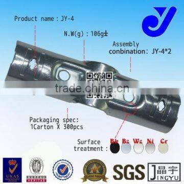 JY-4|direct manufacturer zinc Plated Stamping metal tube joint