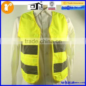 ADULT SAFETY VEST , REFLECTIVE SAFETY VEST , NEON YELLOW SAFETY VEST