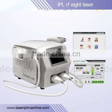 new technology q switch nd yag laser Pigmentation removal & ipl shr laser hair removal beauty machine E11C-Erica