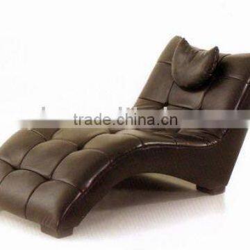 antique leather chaise lounge