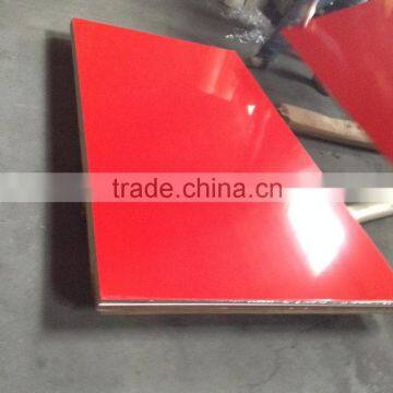 Plain color board with uv lacqure coating on surface