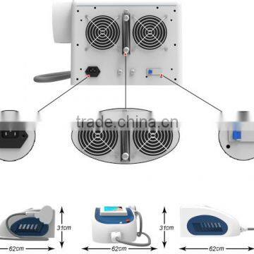 Portable CE Approved Laser Diodo 808nm Salon Hair Removal Machine/permanent Alexandrite Unhairing Laser