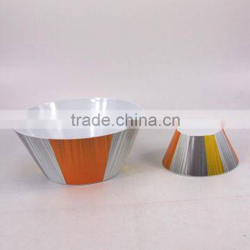 2Pcs Diameter 25Cm And 15Cm Melamine Salad Bowl Set