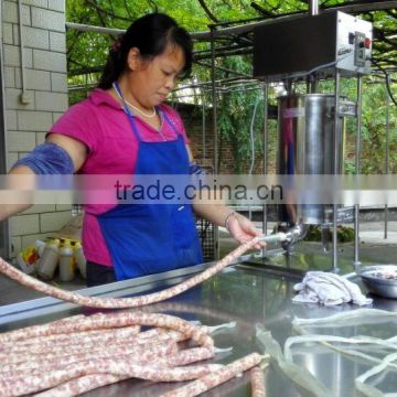 stainless steel manual sausage filling machine