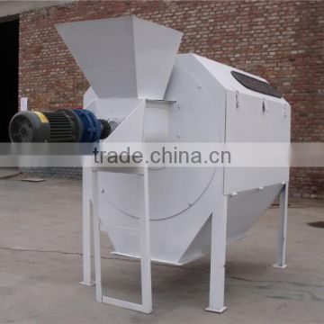 Drum type pre cleaner for corn grain maize