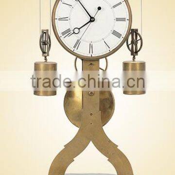 brass antique European royal craft decorative clock