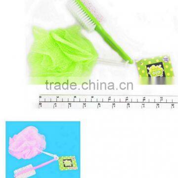 Hot Selling Foot Shaped Bath Set for PE Bath Sponge and Pumice