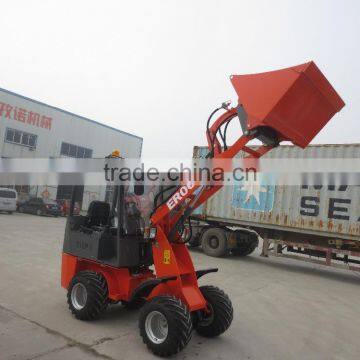 Everun 0.6ton Hydrostatic Drive Mini Front End Wheel Loader photo-3