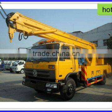 high altitude work vehicle for 24m hydraulic aerial cage truck