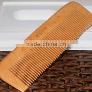 Wholesale Different Shape Of Natural Sandalwood Comb Popular Natural Health Care Comb Anti-static Peach Wood Hair Comb photo-3