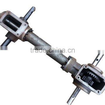 integral cast iron double drive worm gear worm