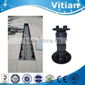 Outdoor Anti-corrosion WPC Floor Keel Adjustable Terrace Plastic Pedestals photo-2