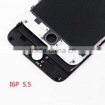 Wholesale LCD Touch Screen Black Film Glass With Frame Assembly for IPhone 6 4.7" 5.5" photo-2