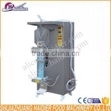 Haidier Liquid filling machine/ water sachet packing machine/milk pouch packaging machine