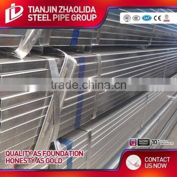 ASTM A53 GR A B ERW Galvanized Square Hollow Steel Pipe for Buliding Material photo-5