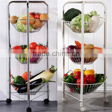 3-Tier Removable Kitchen Vegetable Storage Rack