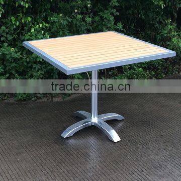 Hot Sale Teakwood and Aluminum Frame Dining Table Set photo-3