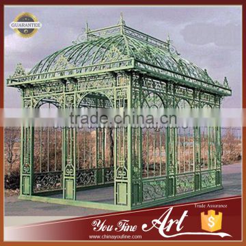 Large Garden Greenhouse Cast Iron Gazebo For Sale