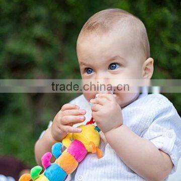 Soft Plush Toy with Detachable Silicone Baby Pacifier