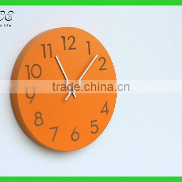 Round wooden wall clock Decorative wooden wall clock