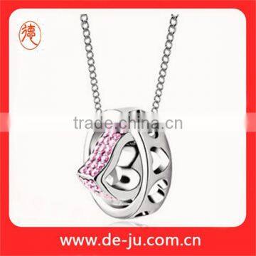 Fancy Heart Pendant Necklace