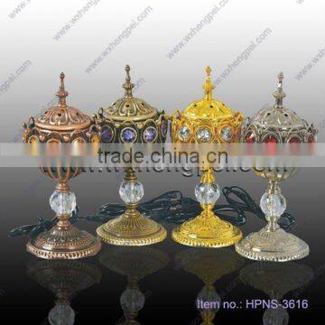 Metal Electronic Incense Burner new style Arabic style metal incense burner