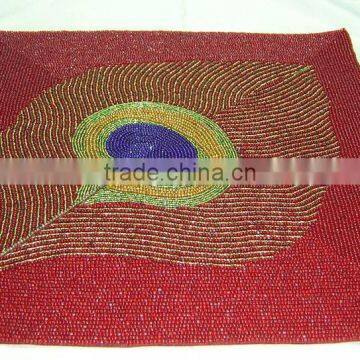 Beaded Placemat,Designer Beaded Placemats