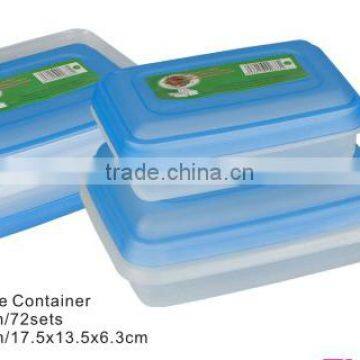 Set of 4pcs Rect.Storage lunch box and food meal prep container set