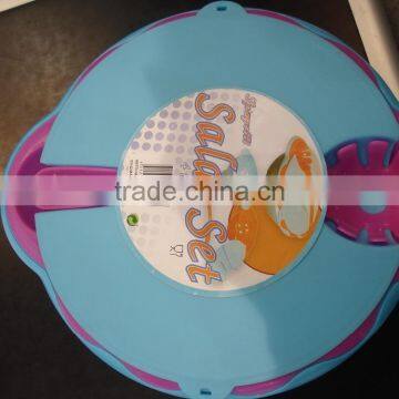 Salad Mixing Bowl Set With Plastic Salad Scoop Colander Mixing Bowl photo-5