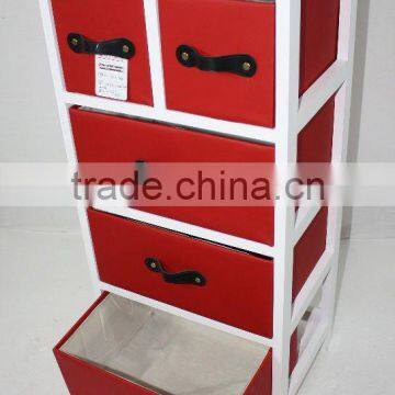 Fabric basket cabinet
