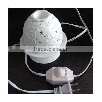High Quality Ceramic - Porcelain Aroma Electric Oil Burner Lamp photo-4