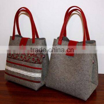 online shop india customized logo handmade felt non woven marketing bag hand bag eco tote bag china suppliers