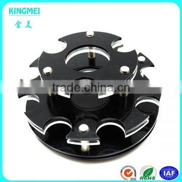 High Quality Round Shape Acrylic Wine Rack Beer Cup Stand Holder & Balck Wine Display Stand photo-4