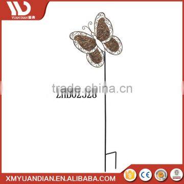 Gifts Welcome Decorative Metal Resin Yard Decor Garden Decor Light Stake