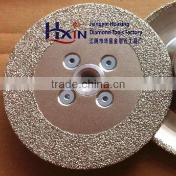 Vacuum Brazed diamond Cutting and Grinding Discs for marble/Brazed diamond band saw blade