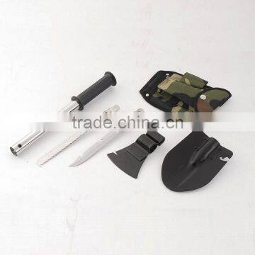 Carry Bag Packing Survival Tools Set for Camping With Saber,saw,exe and Shovel photo-3