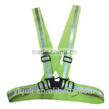 High visiblity black safety vest, police reflective vest