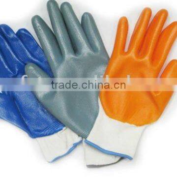 Multi Colors Oil Resistant Nitrile Gloves