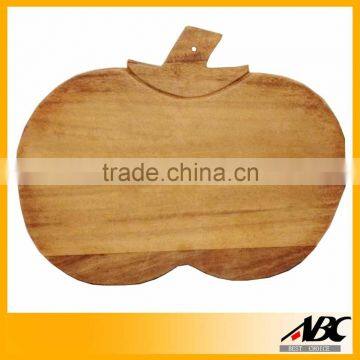 Popular Rubber Wood Fruit Shaped Cutting Boards