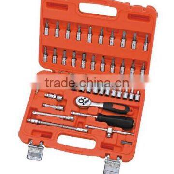 46 pcs 1/4" drive Socket wrench Set Craft hand tools kit