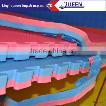 4cm Thickness Blue Colour Competition Grade Five Strips Eva Tatami Puzzle Mats Sport Mat photo-4