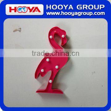 Promotional LED Table Light Flamingo Shaped Lamp For Christmas Kids' Room Decoration Gift