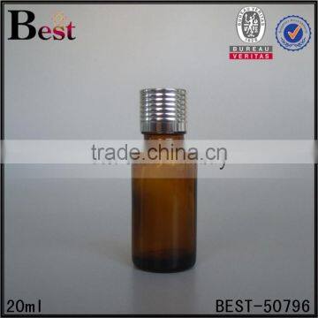 20ml Amber Glass Bottle Aluminum Cap Essential Oil Fragrance Perfume 20ml Amber Glass Bottle Plastic Cap Cosmetic Packaging photo-4