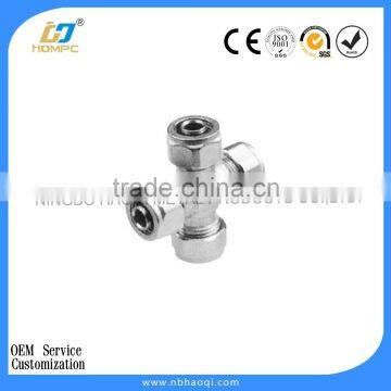 brass cross 4-way pipe fitting,sanitary pex fitting