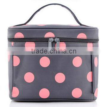 Dotted Option Color Microfiber Make Up Bag With Mirror photo-4