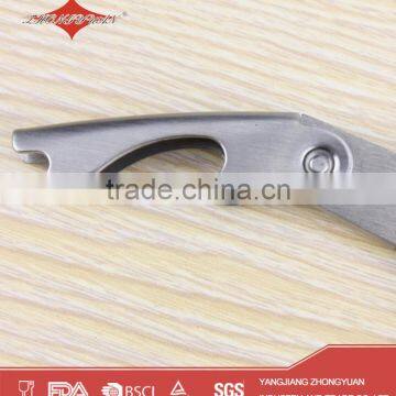 Stainless Steel Wine Cork Bottle Opener Stand Wiht Wood Handle photo-5