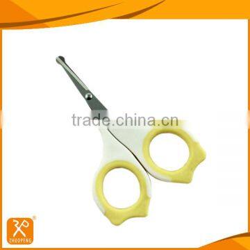Professional Safety Plastic Handle Baby Nail Scissors photo-2